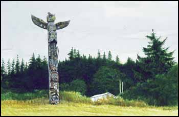 Alert Bay Totem by Ken (Kenneth) Edison Danby vendu pour $5,775