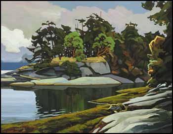 Ocean of a Thousand Rocks by Clayton Anderson sold for $8,625