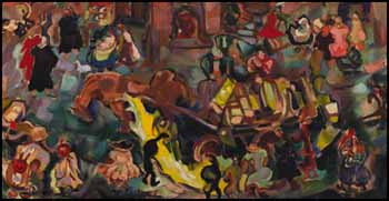 Street Celebration by Pegi Nicol MacLeod vendu pour $9,200