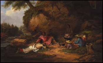 Leisure Moments at Big Rock by Cornelius David Krieghoff sold for $184,000