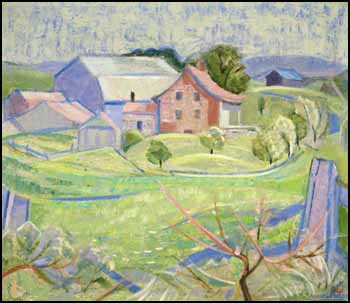 Pink Farmhouse, Spring by Anne Douglas Savage vendu pour $40,250