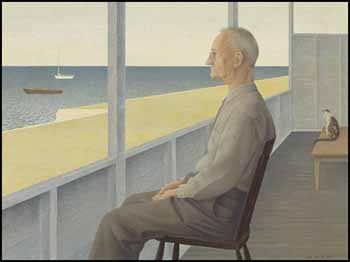 Man on Verandah by Alexander Colville sold for $1,287,000