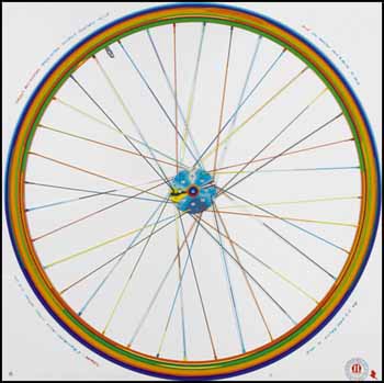 Doc Morton, Front Wheel by Gregory Richard Curnoe sold for $23,400