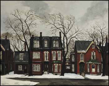 St. George Street at Sussex by Albert Jacques Franck vendu pour $29,500