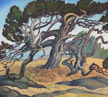 Old Pine, Vancouver Island by William Percival (W.P.) Weston vendu pour $88,500