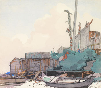 Mamalilicoola, BC by Walter Joseph (W.J.) Phillips vendu pour $61,250