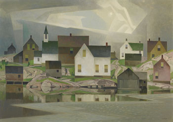 Old Lumber Village by Alfred Joseph (A.J.) Casson vendu pour $361,250