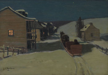 Landscape, Sainte-Anne-de-Beaupré by James Wilson Morrice sold for $511,250