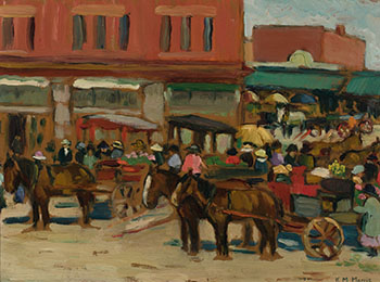 Market Day, Ottawa by Kathleen Moir Morris vendu pour $109,250