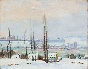 Quebec City from Lévis by Robert Wakeham Pilot vendu pour $337,250