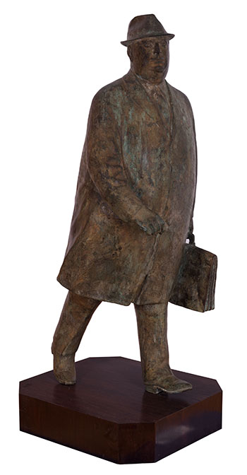 Businessman with Briefcase by William Hodd (Bill) McElcheran vendu pour $40,250