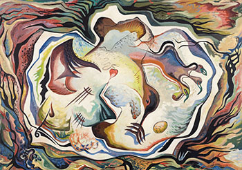 Bird and Environment by James Williamson Galloway (Jock) Macdonald vendu pour $37,250