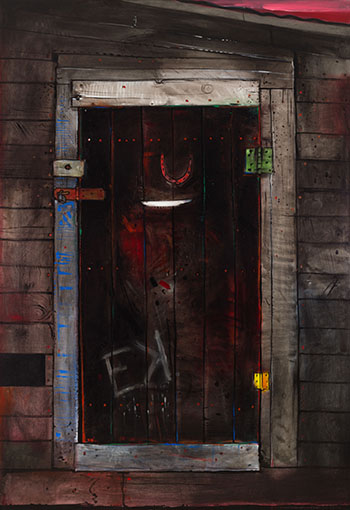 Ephraim Kelloway’s Door, Black by David Lloyd Blackwood sold for $79,250