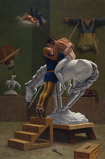 Si je t’aime prends garde à toi by Kent Monkman sold for $103,250