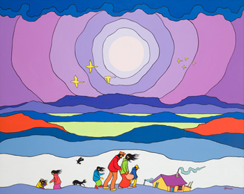 Canada Geese by Ted Harrison sold for $85,250
