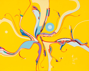 Rag Doll Mission by Alex Simeon Janvier sold for $58,250