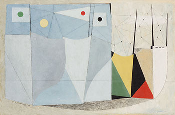Four Ships in Variable Weather No. 1 by Bertram Charles (B.C.) Binning sold for $67,250