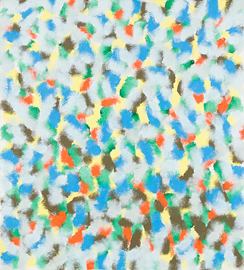 Green Yellow Orange Painting by Gershon Iskowitz sold for $67,250