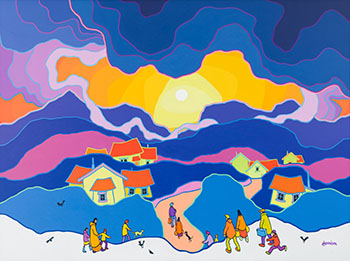 Home from the City by Ted Harrison vendu pour $61,250