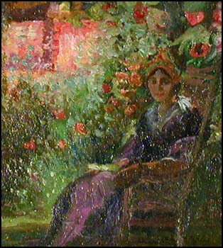 Woman Reading by Owen Poe Staples sold for $770