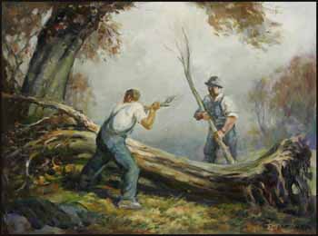 Fallen Tree by Adam Sherriff Scott sold for $2,223