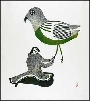 Kopinoajuak by Lucy Qinnuayuak sold for $750