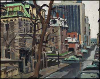 Rainy Day, November by Jack Beder sold for $1,500