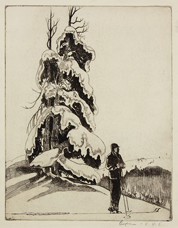 Skier by John Byrne sold for $563