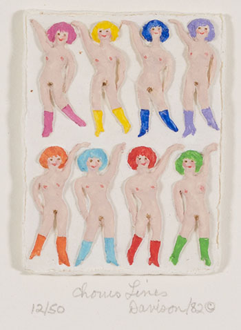 Chorus Line by Betty Gertrude Elizabeth Mary Davison sold for $1,000