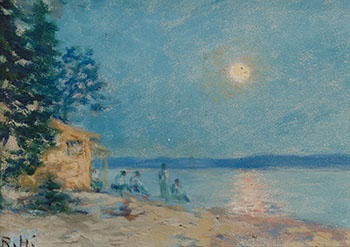 The Camp on Andrew's Island, Mahone Bay, N.S. by Robert Harris sold for $2,813