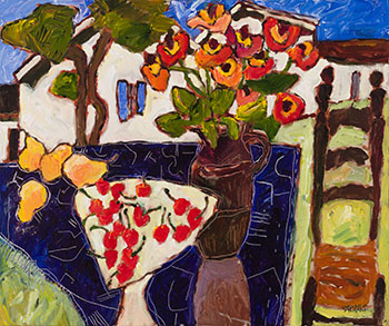Provençale aux cerises by Claude A. Simard sold for $5,000