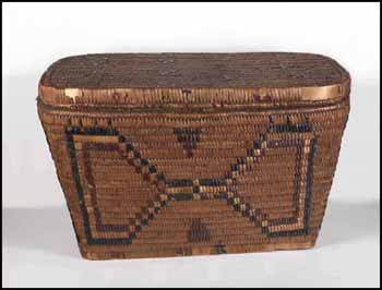 Salish Basket by Unidentified Northwest Coast Artist sold for $585