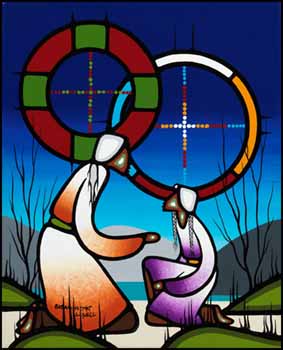 Coming into Awareness by Leland Bell sold for $468