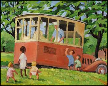 Chips Truck by Frederick Bourchier Taylor sold for $1,638