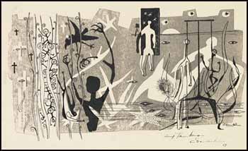 Four Works by Charles Daudelin sold for $3,218