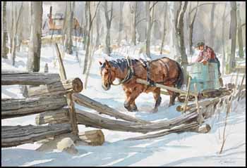 Sugar Shack by Henry John Simpkins sold for $1,125