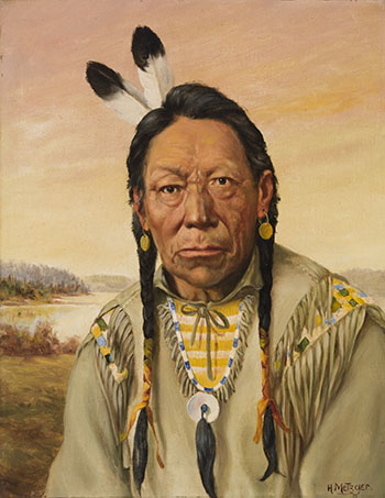 O-Hoo (The Owl) by Father Henry Metzger sold for $4,375