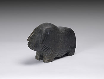 Musk Ox by Barnabus Arnasungaaq sold for $2,813