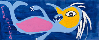 Underwater Spirit by Floyd Kuptana sold for $1,250
