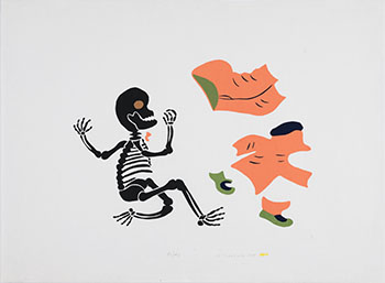 The Story of a Man Who Lost All His Flesh by Lucy Meeko sold for $438