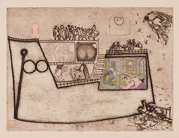 The Ferries by Noboru Sawai sold for $750