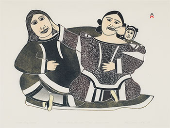 Women Play Games by Pitaloosie Saila sold for $281