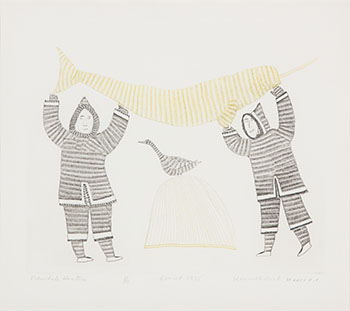 Narwhal Hunters by Kovinatilliak Parr sold for $125