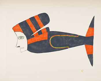 Fish Woman by Jessie Oonark sold for $1,625