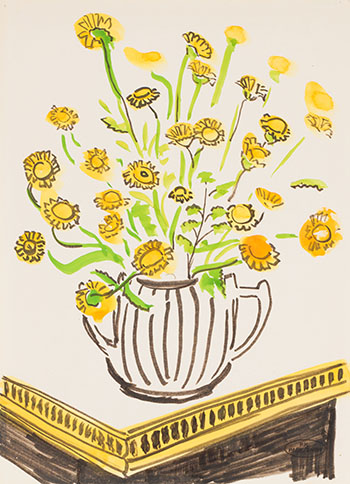 Vase and Flowers by Patricia Kathleen (P.K.) Page (Irwin) sold for $375