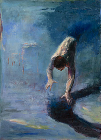 He Catches His Shadow by Tom Hopkins sold for $23,750