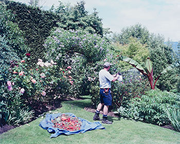 Spraying, Norman Whaley Applying Aphid Solution by Scott McFarland sold for $4,688