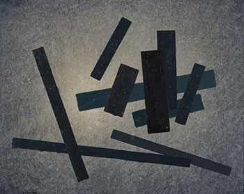 Composition (London Sketch, #109) by Lawren Phillips Harris sold for $1,375