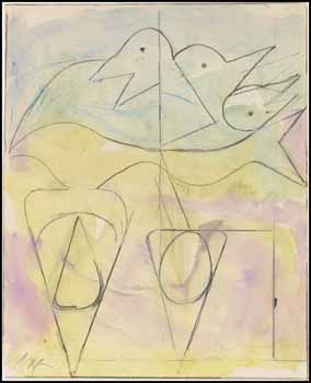 Jeunes oiseaux by Hans (Jean) Arp sold for $6,435