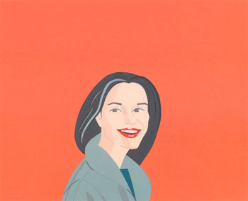 Big Red Smile by Alex Katz vendu pour $8,260